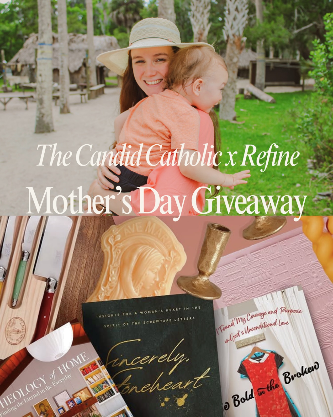 If you’ve been around here for a while, you’ll know how much I love talking about all things dating & relationships, marriage & motherhood, homemaking, & traditional Catholicism. Basically, everything I’ve experienced up to this point in my life (including my more recent content relating to homesteading, low-tox living, & healthy cooking) 💐
One thing I’m trying to work on & be better at is learning how to spend time with myself again - not necessarily as “Mama” or “Wife” or “Friend” (which are all beautiful titles I carry close to my heart!), but the woman that found her passions in writing & encouraging others, in reading books for fun & growing in spirituality, learning about my faith in a deeper, more meaningful way, & teaching myself how to let go of the past & dream about the future ✨
This is why I’m so excited to be collaborating with @livingrefine - a beautiful Catholic lifestyle email newsletter from @catholicvote for women who want to live authentically. They have such inspiring content & so many edifying articles with the best advice on relationships, health, food, culture, style, & good living. It’s not just a newsletter, it’s a community that celebrates & cultivates authentic human flourishing in full support of truth, beauty, & life 🌊
So, to celebrate the women who shape hearts & homes with quiet strength, timeless wisdom, & enduring beauty, we’re gifting one winner a thoughtfully curated collection reflecting the spirit of motherhood ⬇️
📚 Theology of Home: Finding the Eternal in the Everyday from @theologyofhome
📖 Sincerely, Stoneheart from @emwilss
🕯️ Ave Maria Beeswax Candle & Tapers from @afewrandomthingsshop
📘 Be Bold in the Broken from @marylenaburg
🔪 Jean Dubost 3pc Cheese Knife Set
🌟 12” Stella Maris Star Charcuterie Board
🖋️ Stella Maris Notebook
To enter, just sign up with your email at the link in my bio & you’ll get a chance to win $350 worth of quality home goods, books to feed the mother’s heart & mind, journals, candles, & much more! Super simple! 🫶🏼
Giveaway closes May 7, so tag your friends to let them know!! 🏷️